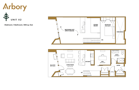 a floor plan of a unit for rent